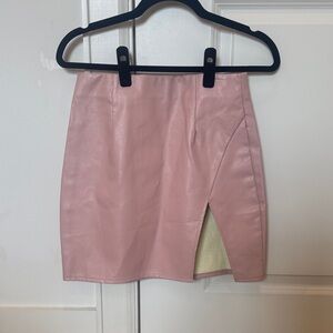 Lulu's Blush Pink Mini Skirt